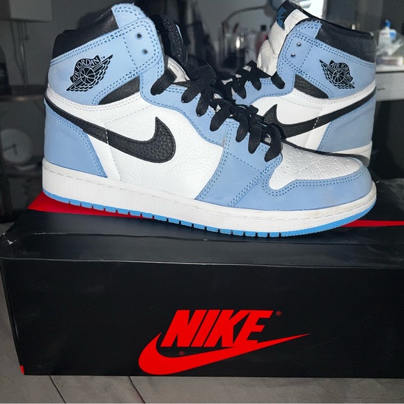University Blue Jordan 1 blue black